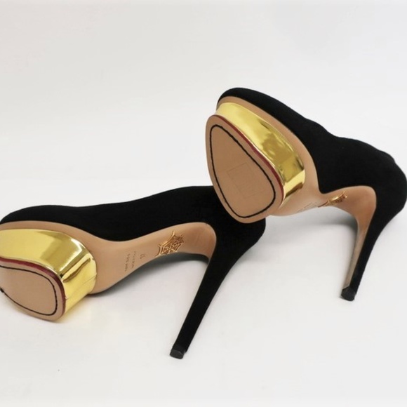 Charlotte Olympia Dolly Island Platform Sz 37 - Picture 8 of 8